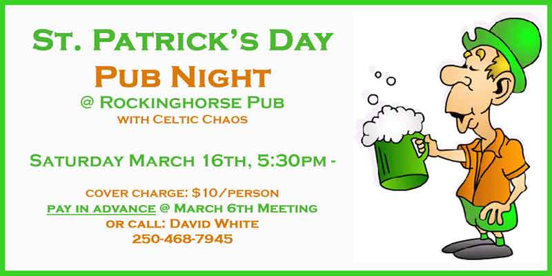 St. Patrick's Day Notice